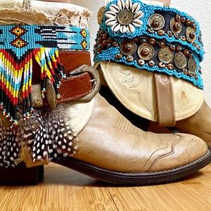 One of a Kind Cowboy Boots size 8 1/2-9